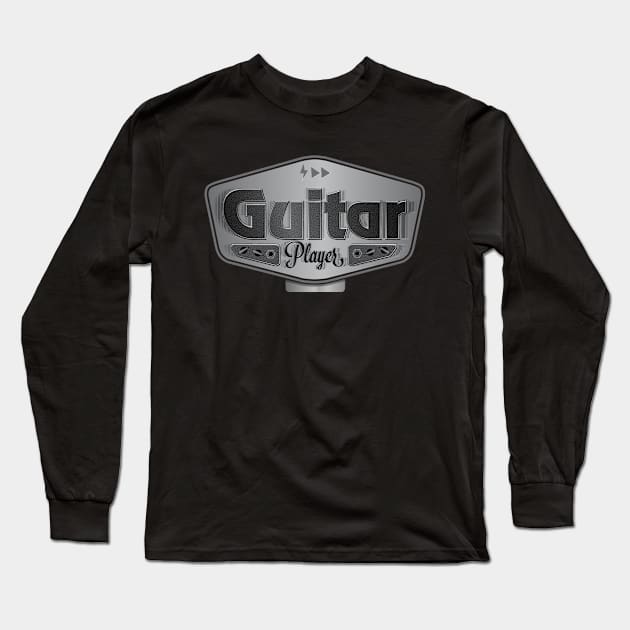 Guitar Player Long Sleeve T-Shirt by TheFlying6